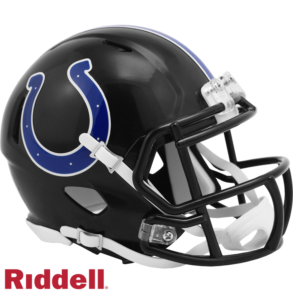 Indianapolis Colts Helmet Riddell Replica Mini Speed Style On-Field Alternate 2023 Indiana Nights - Riddell