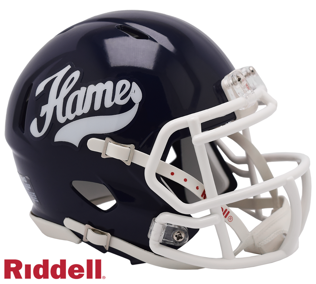 Liberty Flames Helmet Riddell Replica Mini Speed Style Flames Design - Riddell