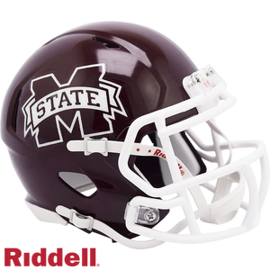 Mississippi State Bulldogs Helmet Riddell Replica Mini Speed Style - Riddell