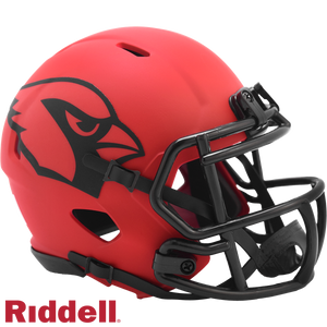 Arizona Cardinals Helmet Riddell Replica Mini Speed Style Rave Alternate - Riddell