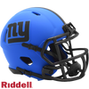 New York Giants Helmet Riddell Replica Mini Speed Style Rave Alternate - Riddell