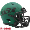 New York Jets Helmet Riddell Replica Mini Speed Style Rave Alternate - Riddell