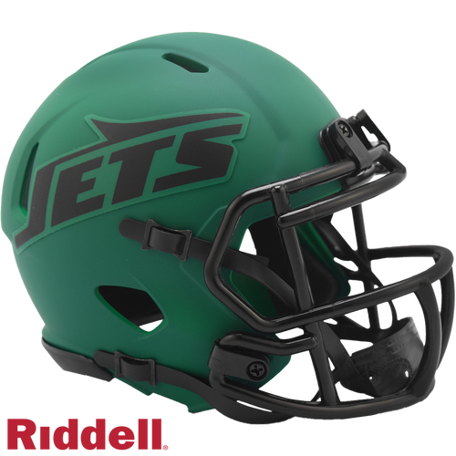New York Jets Helmet Riddell Replica Mini Speed Style Rave Alternate - Riddell