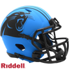 Carolina Panthers Helmet Riddell Replica Mini Speed Style Rave Alternate - Riddell