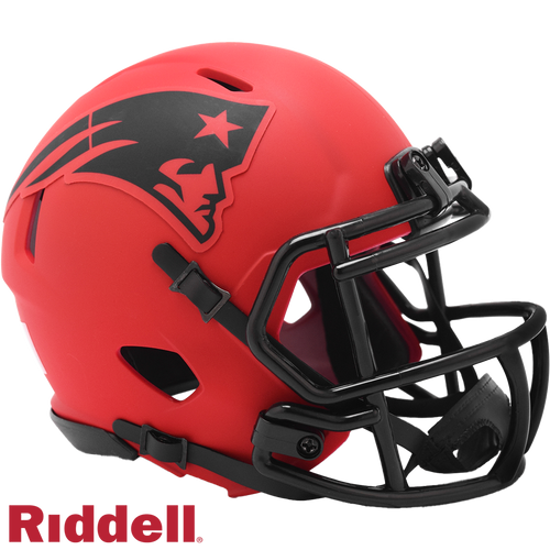 New England Patriots Helmet Riddell Replica Mini Speed Style Rave Alternate - Riddell