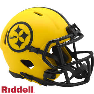 Pittsburgh Steelers Helmet Riddell Replica Mini Speed Style Rave Alternate - Riddell