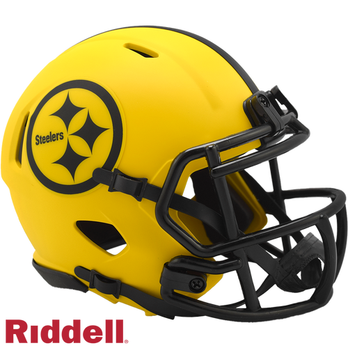 Pittsburgh Steelers Helmet Riddell Replica Mini Speed Style Rave Alternate - Riddell