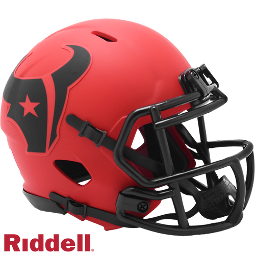 Houston Texans Helmet Riddell Replica Mini Speed Style Rave Alternate - Riddell