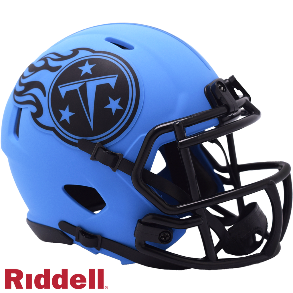 Tennessee Titans Helmet Riddell Replica Mini Speed Style Rave Alternate - Riddell