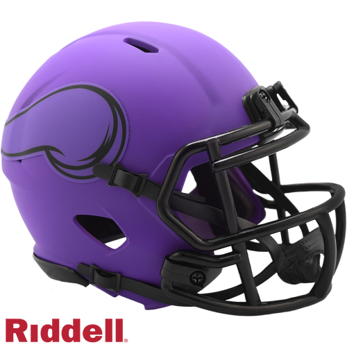 Minnesota Vikings Helmet Riddell Replica Mini Speed Style Rave Alternate - Riddell