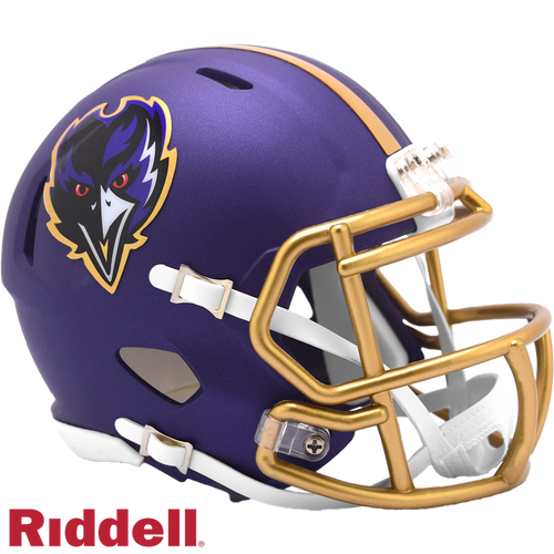 Baltimore Ravens Helmet Riddell Replica Mini Speed Style On-Field Alternate 2024 - Riddell