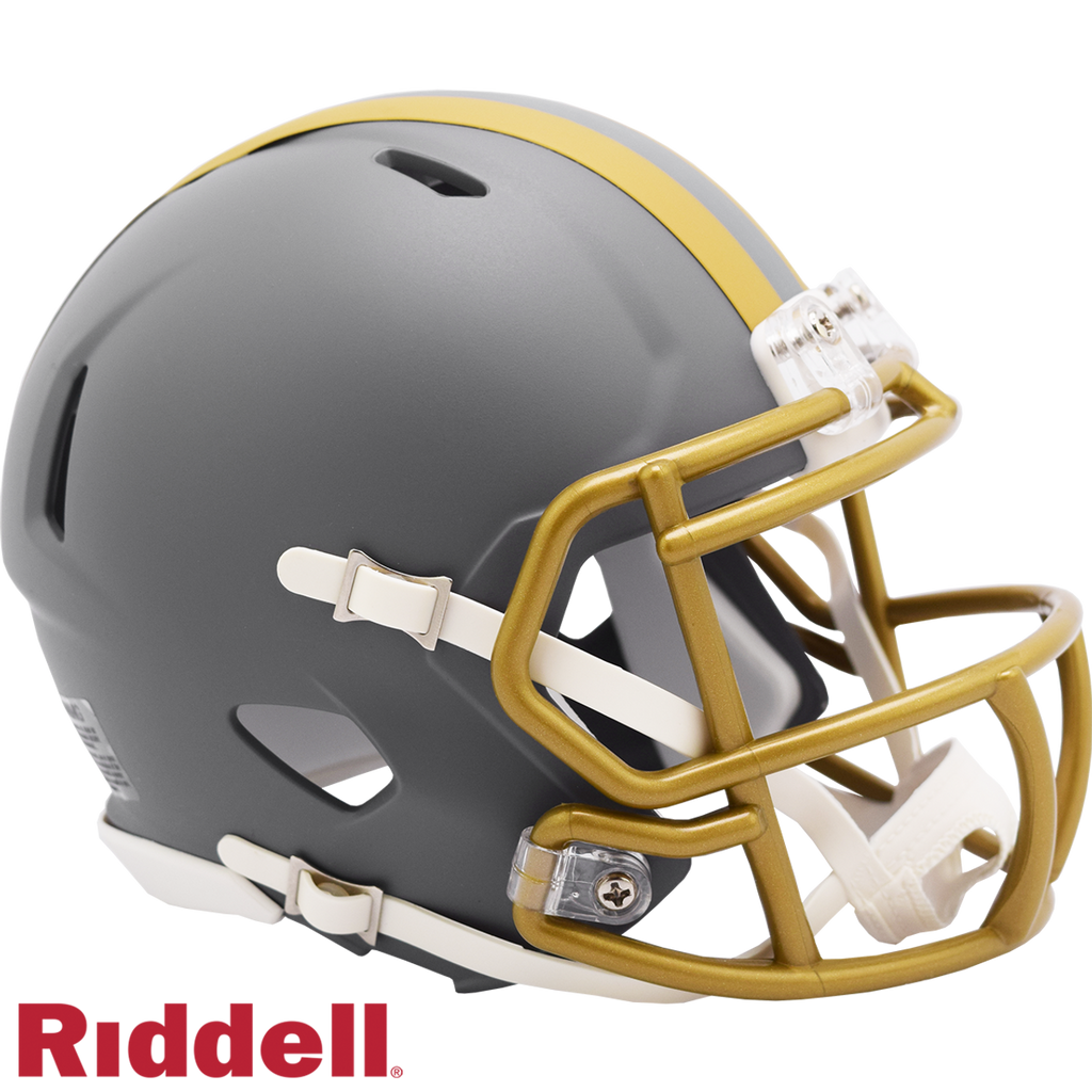 Cleveland Browns Helmet Riddell Replica Mini Speed Style Slate Alternate - Riddell