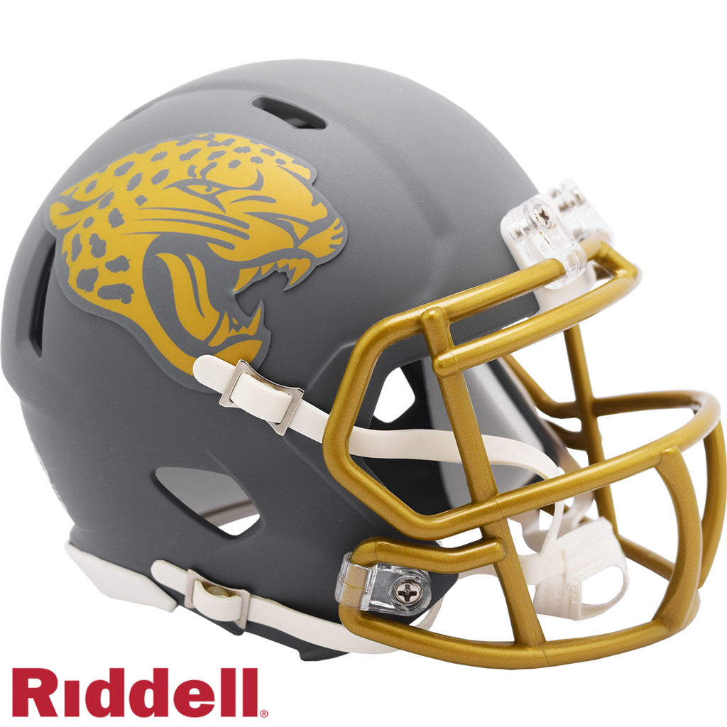 Jacksonville Jaguars Helmet Riddell Replica Mini Speed Style Slate Alternate - Riddell