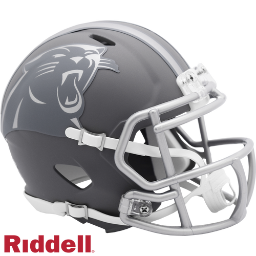 Carolina Panthers Helmet Riddell Replica Mini Speed Style Slate Alternate - Riddell
