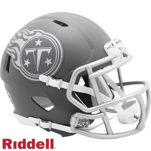 Tennessee Titans Helmet Riddell Replica Mini Speed Style Slate Alternate - Riddell