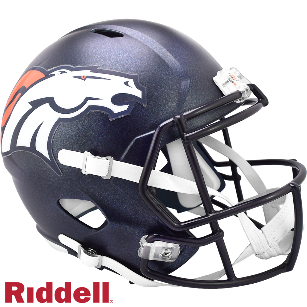 Denver Broncos Helmet Riddell Replica Full Size Speed Style 2024 - Riddell