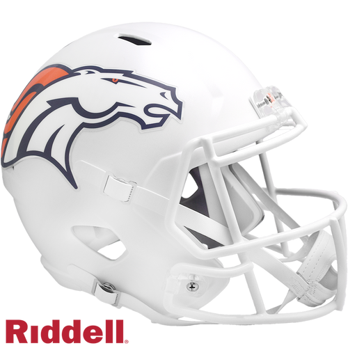 Denver Broncos Helmet Riddell Replica Full Size Speed Style On-Field Alternate 2024 - Riddell