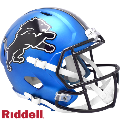 Detroit Lions Helmet Riddell Replica Full Size Speed Style On-Field Alternate 2024 - Riddell