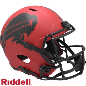 Buffalo Bills Helmet Riddell Replica Full Size Speed Style Rave Alternate - Riddell