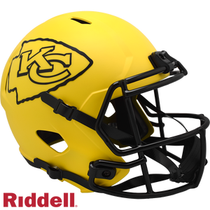 Kansas City Chiefs Helmet Riddell Replica Full Size Speed Style Rave Alternate - Riddell