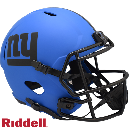 New York Giants Helmet Riddell Replica Full Size Speed Style Rave Alternate - Riddell