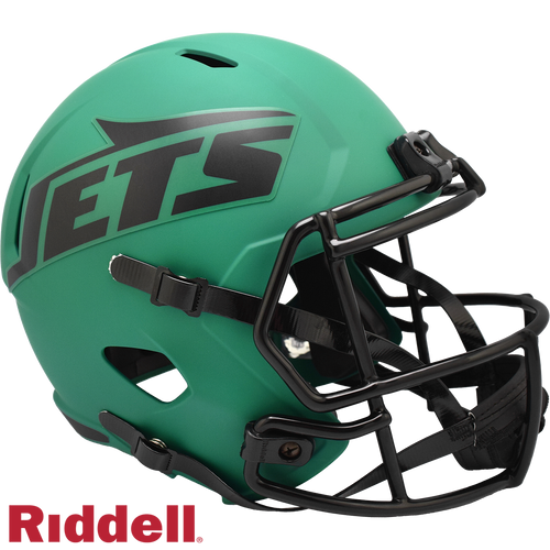 New York Jets Helmet Riddell Replica Full Size Speed Style Rave Alternate - Riddell