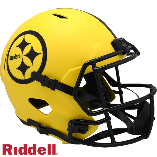 Pittsburgh Steelers Helmet Riddell Replica Full Size Speed Style Rave Alternate - Riddell