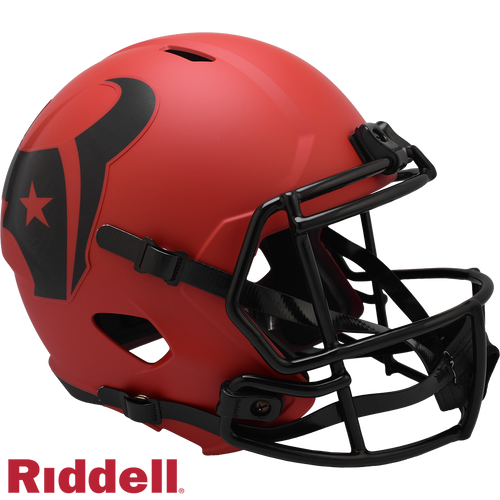 Houston Texans Helmet Riddell Replica Full Size Speed Style Rave Alternate - Riddell