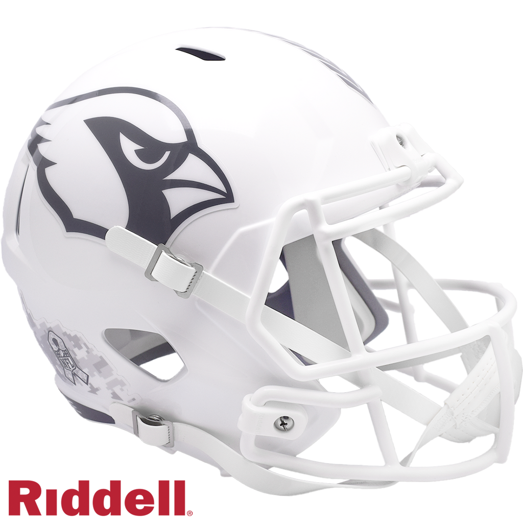 Arizona Cardinals Helmet Riddell Replica Full Size Speed Style Salute To Service 2024 - Riddell