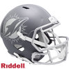 Miami Dolphins Helmet Riddell Replica Full Size Speed Style Slate Alternate - Riddell