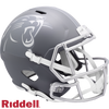 Carolina Panthers Helmet Riddell Replica Full Size Speed Style Slate Alternate - Riddell