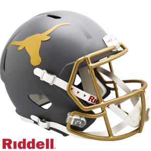 Texas Longhorns Helmet Riddell Replica Full Size Speed Style Slate Alternate - Riddell