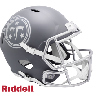 Tennessee Titans Helmet Riddell Replica Full Size Speed Style Slate Alternate - Riddell