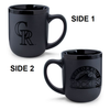 Colorado Rockies Coffee Mug 17oz Matte Black - WinCraft