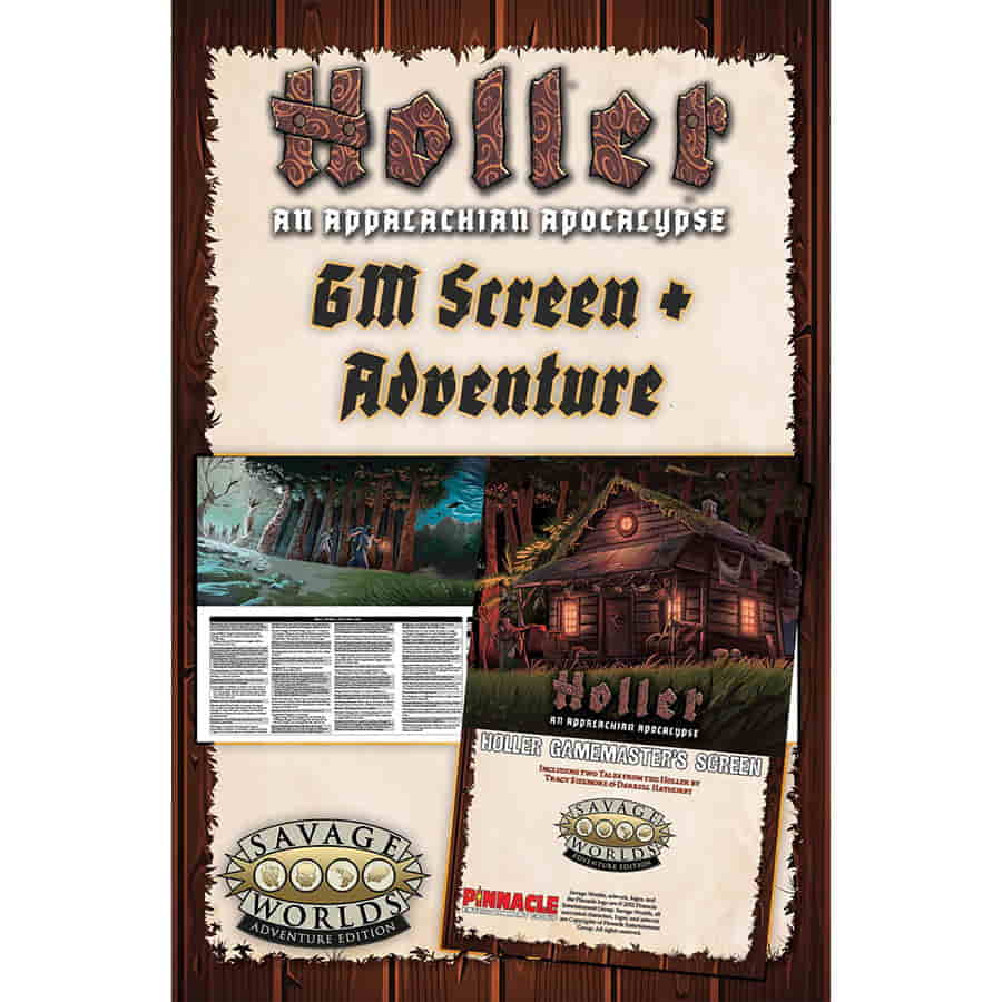 Pinnacle Entertainment -  Holler Rpg: An Appalachian Apocalypse: Gm Screen And Adventure