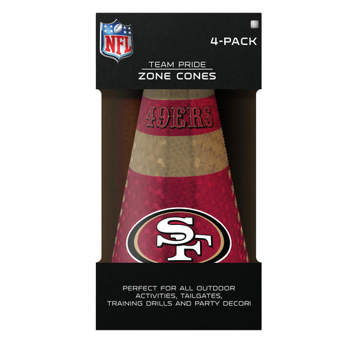 San Francisco 49ers Zone Cones 4 Pack - Sporticulture