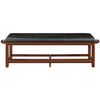 SPECTATOR STORAGE BENCH-CHESTNUT