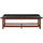 SPECTATOR STORAGE BENCH-CHESTNUT