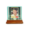 Single Card Display Case with Walnut Moulding
