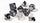 Sirius Dice - Sirius Spades 7 Die Set