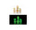 Sirius Dice - Sirius Dice Melon Ball Glowworm 7 Die Set