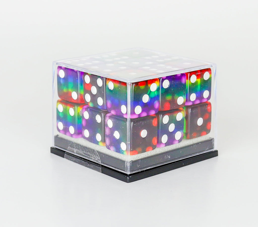 Sirius Dice - Sirius Dice D6 Dice Set - 12Mm Rainbow