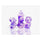 Sirius Dice -  7Ct Poly Dice Set: Opal Glaze: Purple Glaze