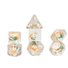 Sirius Dice -  7Ct Fruit Slice Dice Set: Peach