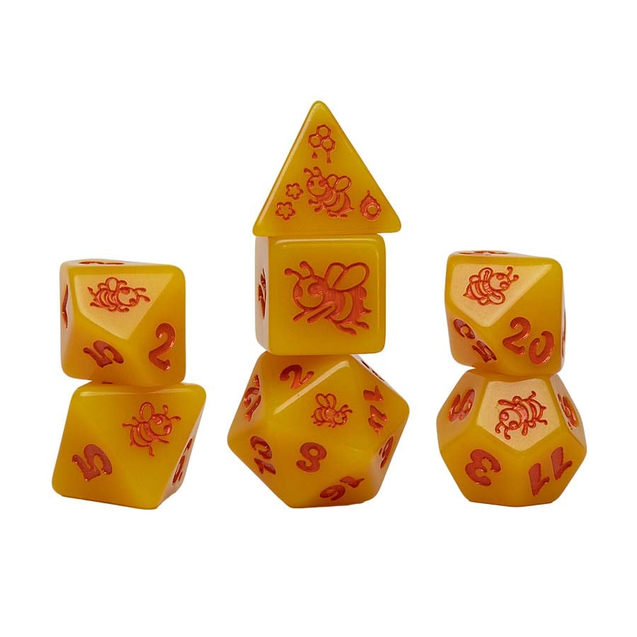 Sirius Dice: 7Ct Animal Dice: Golden Buzz