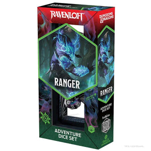 Sirius Dice: Dungeons And Dragons: 14Ct Adventure Dice: Ranger Black And Blue