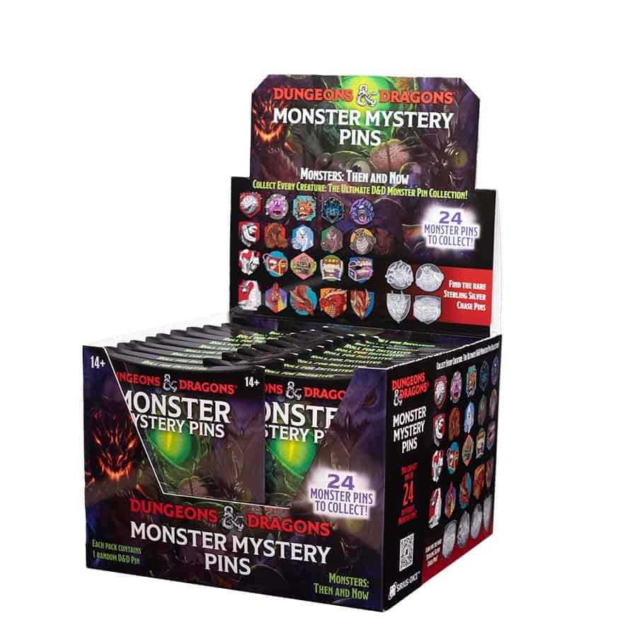 Sirius Dice -  Dungeons And Dragons: Monster Mystery Pins (20Ct Pdq)