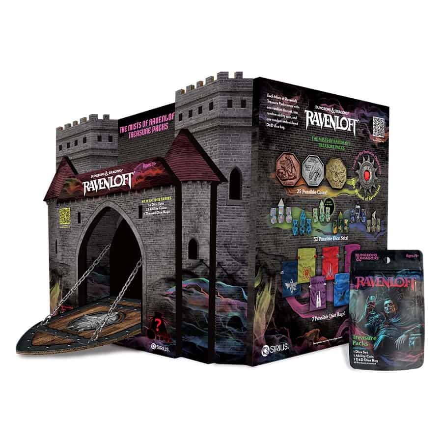 Sirius Dice: Dungeons And Dragons: Mists Of Ravenloft Treasure Pack Pdq (25Ct)