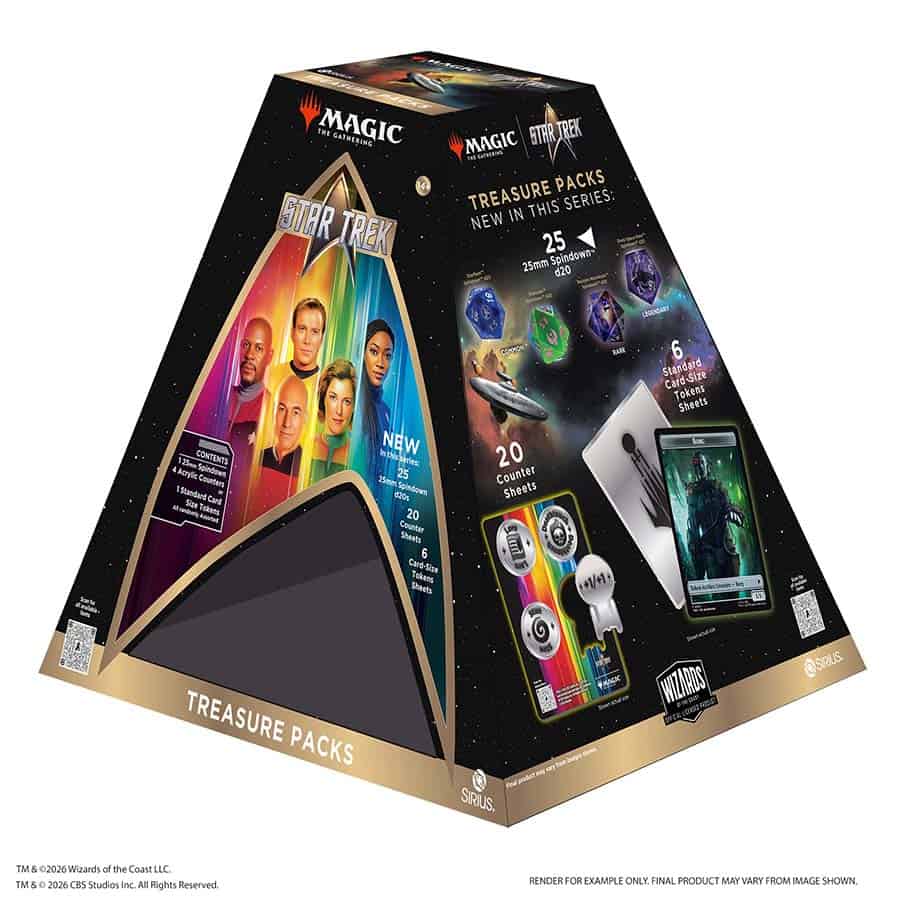 Sirius Dice: Magic The Gathering: Star Trek (Trk): Treasure Packs (25Ct Pdq) Pre-Order