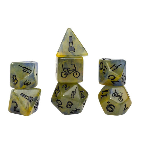 Sirius Dice: Stranger Things: 7Ct Adventure Dice: Mike